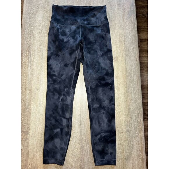 Lululemon Wunder Train High-Rise Tight 25" Diamond Dye Pitch Graphite Grey 6 - Picture 2 of 6